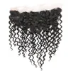 Water Wave Frontal Closures Pre Plucked 13X4 Lace Frontals With Baby Hair Brazilian Human Hair Extensions