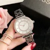 브랜드 시계 여성 레이디 소녀 크리스탈 다이아몬드 스타일 금속 강철 쿼츠 손목 시계 FO17