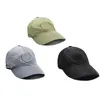 Hut Unisex Hochwertiges metallbeschichtetes Gewebe Wasserdichtes Material ISLAND Casual Cap Verstellbare Baseballkappe 210726