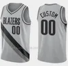 2021 New Basketball Jerseys \ Rportland \ RTRAIL \ RBLBLAZERS DAMIAN LILLARD CARMELO Anthony C.J. McCollum Enes Kanter Varje spelare som trycker på Custom Vintage Jerseys