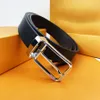 Men Design Belts Classic fashion luxury casual letter smooth buckle womens mens leather belt width 3.8cm with box