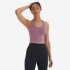 Y Style Back Sexy Yoga Vest Abbigliamento da palestra Intimo donna Canotte Tinta unita Moda Sport all'aria aperta T-Shirt Running Fitness Workout Shirt L-08