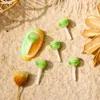 네일 아트 장식 30pcs 작은 귀여운 미니 롤리팝 모양의 매력 수지 사탕 손톱 디자인 장식 보석 매니큐어 보석