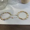 Beaded Strands Designer high quality fashion lady lovers pearl bracelet with special shape fresh water color trend