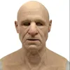 Other Event & Party Supplies Halloween Realistic Latex Old Man Mask Disguise Horror Grandparents People Full Head Masks With Hair Prop5441952