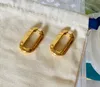 Fashion Hoop Huggie Earrings Aretes for Women Party Wedding Engagement Lovers Gift Smycken med Box NRJ293D