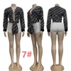 Fashion Bow Tie Blouses Women Spring Autumn Long Sleeves Shirt Letter Printing Chic Tops Office Lady Work Wear