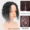 Synthetic Wigs Women Breathable Hair Net Base Real Human Topper Wig Increase The Amount Of On Top Head Hairpiece8143003
