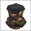 Czapki Maski Ochronna Gear Sport OutdoorsCamouflage Face Er Maska Turban Moda Neck Getry Kerchief Sunshade Magiczne Szaliki Głowa Wrap Ja