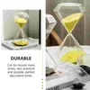 Outros relógios Acessórios 1pc Glass Hourglass Art Timer Adornment Requintado Ornamento do quarto