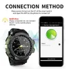 Smartwatch da uomo Digital SmartWatch Pedometro sportivo Sveglia impermeabile Promemoria chiamata Orologi Telecamera remota per telefono Android IOS