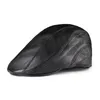 leather berets for men