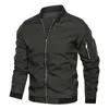 Höst vinter mens casual jacka mode zip upp smal passform caots manlig trend baseball bomber jacka man varumärke överrock 210818