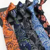 Noeuds papillon Cravate en soie pour hommes Casual Big Flower Design Améliorez votre jeu de garde-robe avec cette cravate tissée florale amusante et festive Fred22