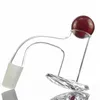 JEMQ – mélangeur entièrement soudé à 90 degrés, 20mm de large, ensemble de fumée à Quartz avec kit de marbre en verre, perles rubis