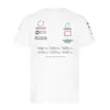 F1 Racing Service Team Round Neck T -Shirt First Class Vergelijking 2021 Auto Logo Short Sleeveved Shirt Commemorative Service3050504