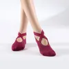 Combineer elegante yoga-sokken van hoge kwaliteit comfortabele ademende slijtvaste niet-slip bandage Fitness Sports Ballet
