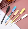 Stock Stainless Steel Butter Knife Multipurpose Knifes Butter Spreader for Butters Cheese Jelly Jam and Dessert Breakfast Feeding Tool RRE12