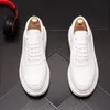 Party Spring Shoes Automne Lightweight's Men's Casual Wedding Breathable Flat Lace-Up Masculino Sneakers Fashion White Business Travel Locs B176 883