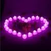 Flammenlose LED Teelichtkerzen Batteriebetriebene Licht Liebe herzförmige Kerze für romantische Hochzeitsfeier Valentine Dekorationen