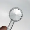 Spinning Quartz Diamond Nails fondo pieno Fumo modello di intaglio profondo 25mm OD per vetro Acqua Bong Dab Oil Rigs Narghilè