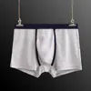 Underpants 2021 Homens Underwear Cotton Boxer Briefs Mid-cintura Esportes Respirável de meia-idade e idosos NAN-1