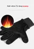 Outdoor Guanti caldi antivento touch screen idrorepellenti antiscivolo resistenti all'usura guanti da sci sportivi invernali