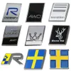 Tronco posteriore R AWD Iscrizione AWD Bandiera Svedese Badge Emblem Sticker per Volvo S40 S70 S80 C70 XC60 XC70 V40 V50 V70 V70 V90 Car Styling