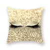 CUSHIONDECORATIVE KULLOW 1PCS Eyelash Out Decorative Throw Golden Cushion Cover Home Decor Pink Sofa Coojines Decorativos Para 4058277062