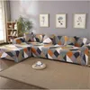 SOFA COVER SET Geometric Couch Cover Elastic Soffa för vardagsrum husdjur hörn l formad schäslong3584355