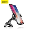 Baseus Gravity Holder Support Sucker Stark Sugkopp för Xiaomi Samsung MobilePhon Car Mount Auto Phone Stand