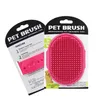 Nya skönhetsverktyg Dog Bath Silicone Pet Spa Shampoo Massage Brush Dusch Hårborttagning Kam för husdjur Rengöring av Grooming Tool EWA44941052098