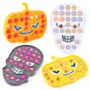 Halloween push bubble pumpkin Skull silicone funny decompressions high quality kids educational toy