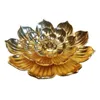 Doftlampor kompakt rökelse brännare legering pinne praktisk lotus form censer dekoration