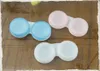 freeshipping manufacture Cheap wholesale Cosmetics Colored Cases natural lentes de contact case