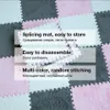 10Pcs/Lot Soft Plush Baby Play Mat Toys Eva Foam Infant Developing Mat Rug Puzzle Interlock Floor Mats 30x30 CM Kids Rug 210402