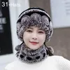 Beanie/Skull Caps Winter Women Faux Fur Hats Colorful Flowers Autumn Warm Hat Soft Windproof Snowproof Thicken Plush Clothing Accessories Pr