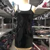 OMSJ PU кожаный спагетти ремешок Bodycon платье мотоцикл стиль крутая сексуальная леди без рукавов модная одежда весна лето 210517