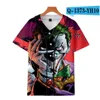 Man sommar baseball jersey knappar t-tröjor 3d tryckta streetwear tee shirts hip hop kläder bra kvalitet 082