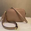 Designer Damen Handtaschen Leder Umhängetasche Luxus Soho Disco Umhängetasche mit Fransen Hochwertige Messenger Bags Geldbörse Brieftasche