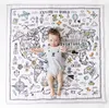 infant creeping mat Thickening Carpet Baby Play Carpets Air conditioning quilt World Adventure Map Mats Nordic children room decoration wmq844