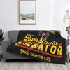 Blankets Vintage Ham Radio Operator Throw Blanket For Home Decor Decorative Fleece Amazing Gifts