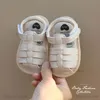 Baby First Walkers Обувь Малыш Девушки Сандалии Летние Мальчики Обувь Детская Новорожденная Обувь Мокасины Мягкая прогулка B6928