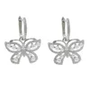 Butterfly Earring Girls Beautiful Lovely Animal Studs Jewelry With Crystal Pearl Bead Cz Paved Women Earrings