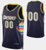 2021/22 Personalizado Imprensa Quente # 15 Jokic Jamal 27 Murray Nikola Michael 1 Porter Jr. Facundo 7 Campazzo Nahshon Hyland Homens Mulheres Crianças Impresso Jerseys de Basquete