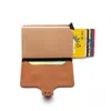 Brieftaschen Bissi Goro 2021 HaSp PU Leder Casual Card Hold Protektor Smart Wallet Metall RFID Aluminium Box Slim Männer Frauen Case2077504