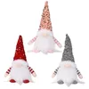 Christmas Gnome Plush brinquedos brilhantes em casa decoração de natal Ano Novo Toy Bling Christma Gifts Kids Santa Claus Snowman Ornament2518423