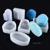 Craft Tools Irregular abstract face DIY manual candle mould aromatherapy gypsum manual silicone soap molds decoration resin mould9346