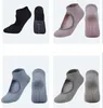 Women Non-Slip Yoga Socks For Backless Fitness Pilates Breathable Ballet Foot Care stocking Ladies Sport Gym Grip Sock Dance Slippers