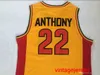 #22 Carmelo Anthony Basketball Shirts Mens Melo Carmelo Anthony Oak Hill High School Basketball Jersey Size S-XXL